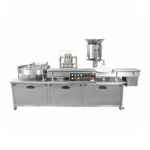 Automatic four Head Vial Filling with Rubber Stoppering Machine